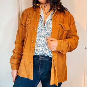 ASOS Brown/Burnt Orange Corduroy Jacket